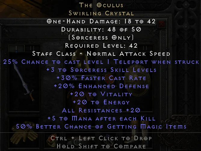 The Oculus drop
