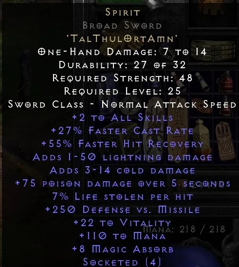 Spirit Broad Sword