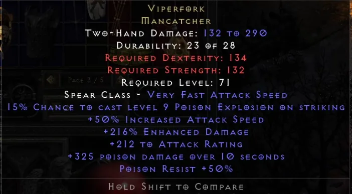 Viperfork Mancatcher